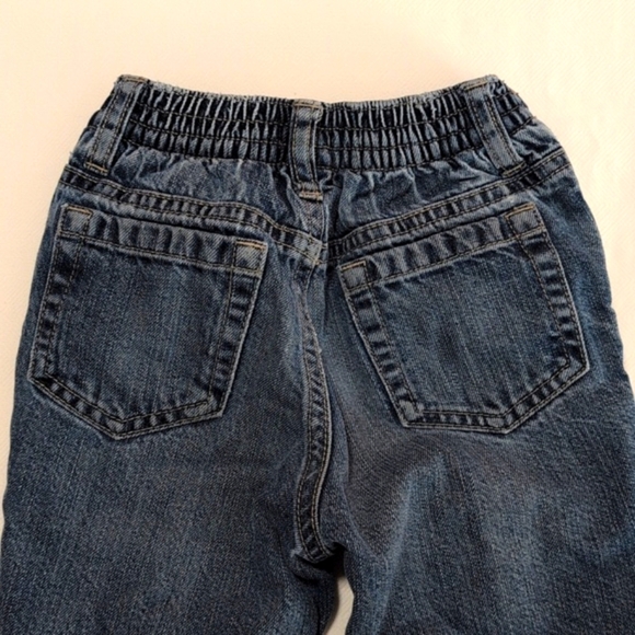 old navy fleece lined straight leg denim jeans 18-24 months baby - Picture 9 of 9